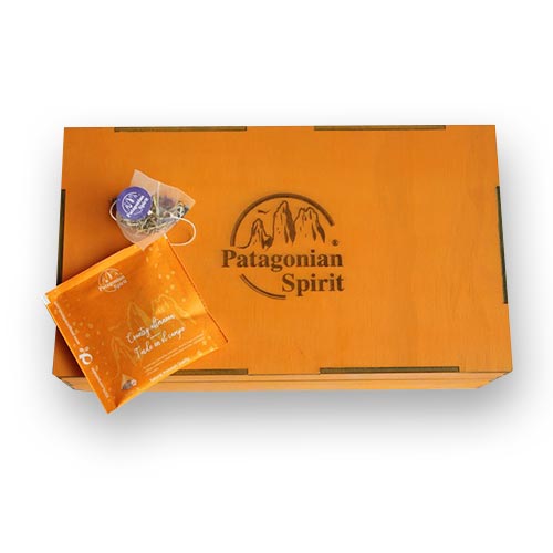 Caja vacía para sobres de té pequeña - Patagonian Spirit